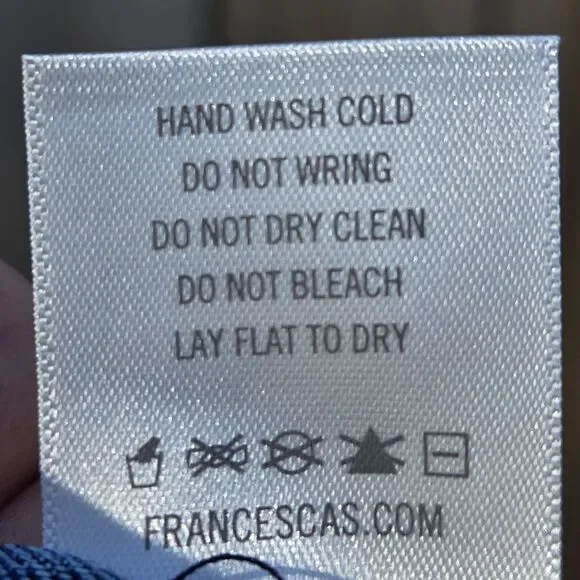 Francesca's Blue Rain Denim Skirt Embroidered Mini Size XS Y2K 90s Retro NWT - Picture 8 of 8